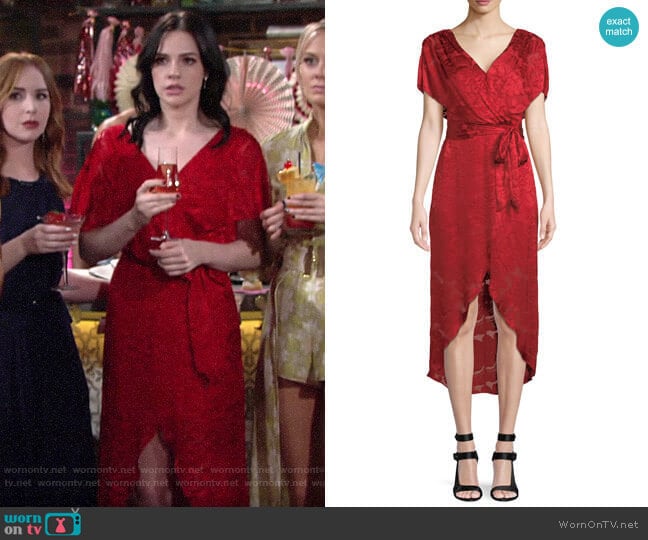 Alice + Olivia Darva Dress worn by Tessa Porter (Cait Fairbanks) on The Young and the Restless