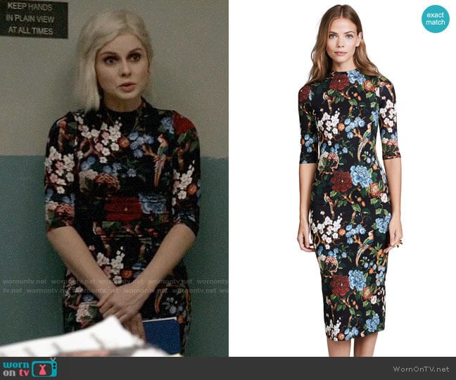 Alice + Olivia Delora Dress worn by Liv Moore (Rose McIver) on iZombie