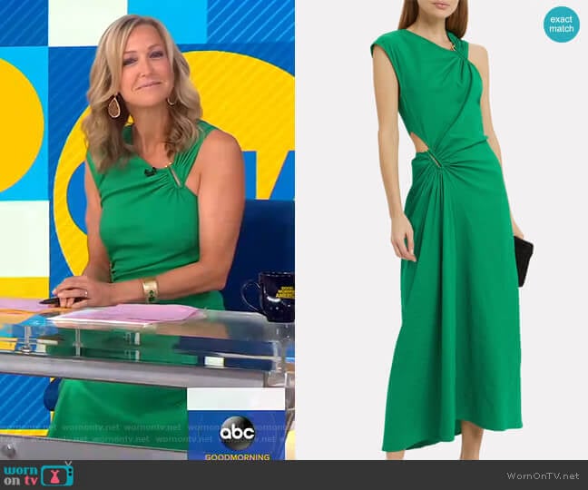 Lara Spencer Wardrobe Asymmetrical Dress