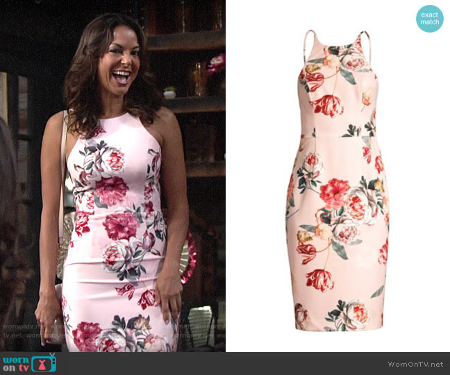 Black Halo Wallflower Dress worn by Celeste Rosales (Eva LaRue) on The Young and the Restless