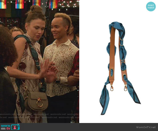 Scarf Strap by Chloe worn by Liza Miller (Sutton Foster) on Younger