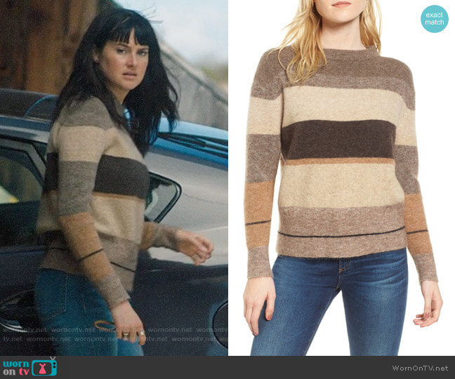 James Perse Stripe Sweater worn by Jane Chapman (Shailene Woodley) on Big Little Lies