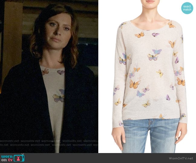 Joie Eloisa Butterfly Sweater worn by Peyton Charles (Aly Michalka) on iZombie