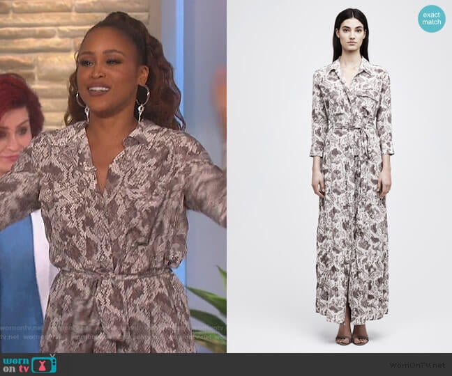 WornOnTV: Eve’s snakeskin shirtdress on The Talk | Eve | Clothes and ...