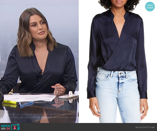 Marcella Bodysuit by L'Agence worn by Carissa Loethen Culiner on E! News