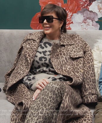 Kendall jenner clearance leopard coat