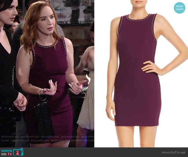 Likely Studded Mini Dress worn by Mariah Copeland (Camryn Grimes) on The Young and the Restless