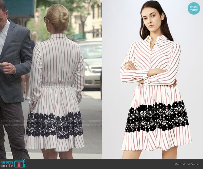 Maje Ronnie Shirtdress worn by Joan Watson (Lucy Liu) on Elementary