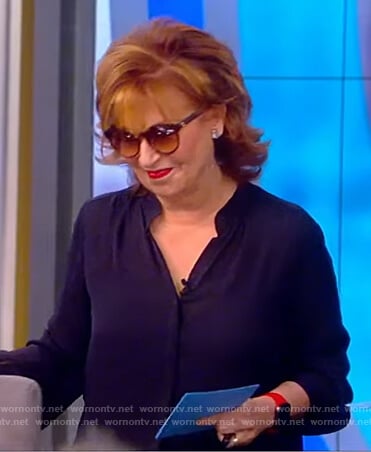 Joy’s navy blouse on The View