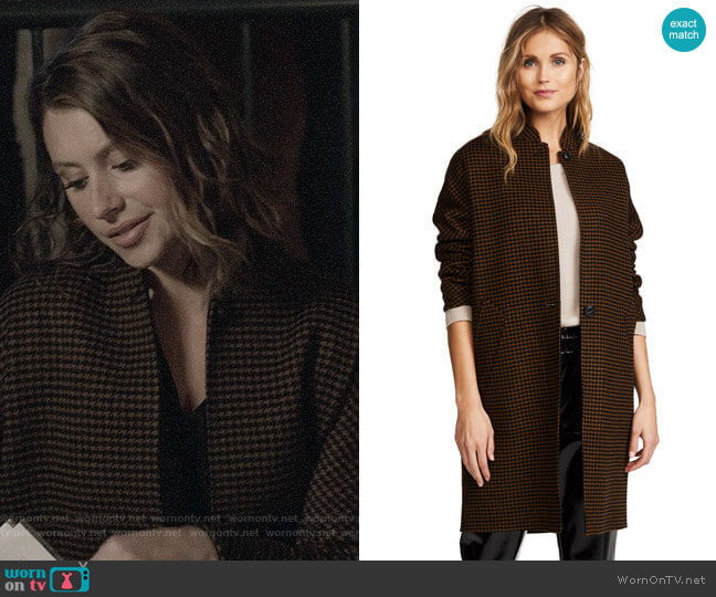 Rag & Bone Darwen Coat worn by Peyton Charles (Aly Michalka) on iZombie