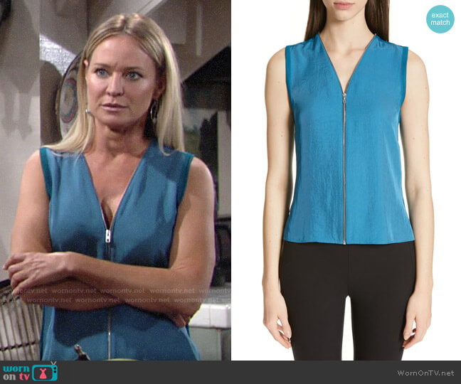 Rag & Bone Valarie Top worn by Sharon Collins (Sharon Case) on The Young & the Restless