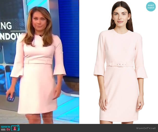 Odila Dress by Shoshanna worn by Ginger Zee on Good Morning America