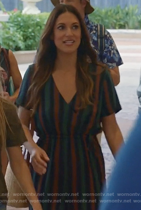 Colleen's striped jumpsuit on Life in Pieces