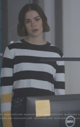 Callie's striped sweater on Good Trouble