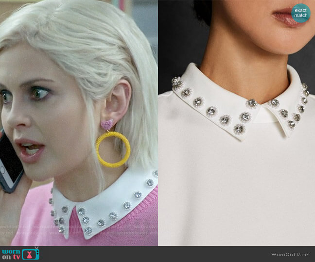 Ted Baker Alaynaa Top worn by Liv Moore (Rose McIver) on iZombie