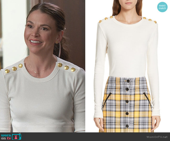 Mayer Top by Veronica Beard worn by Liza Miller (Sutton Foster) on Younger