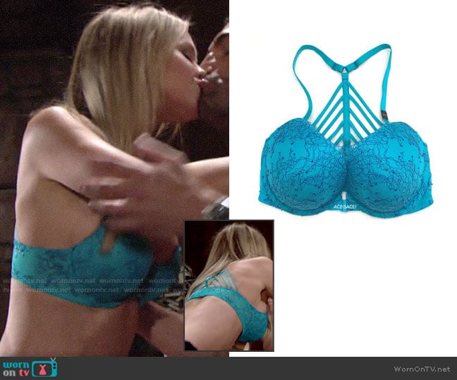 Victorias Secret Very Sexy Push Up Bra with Strappy Back worn by Sharon Newman (Sharon Case) on The Young and the Restless