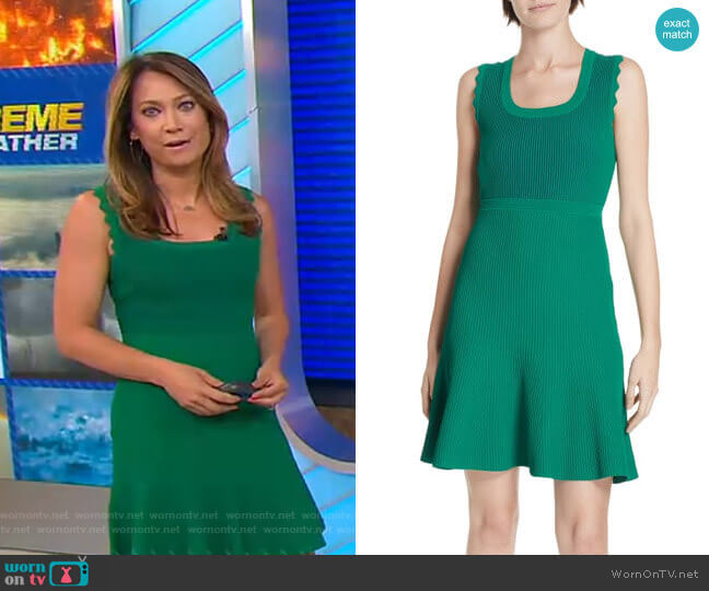 Adi Dress by Diane von Furstenberg worn by Ginger Zee on Good Morning America