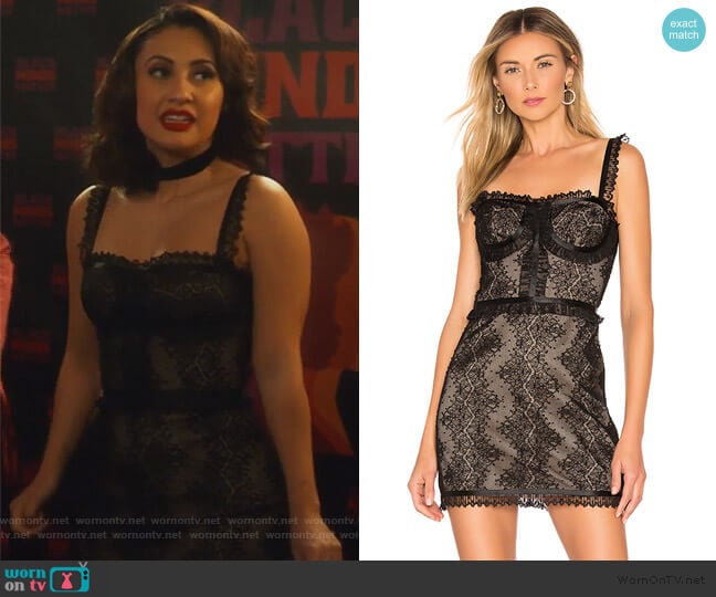 Kesi Dress by Alexis worn by Ana Torres (Francia Raisa) on Grown-ish