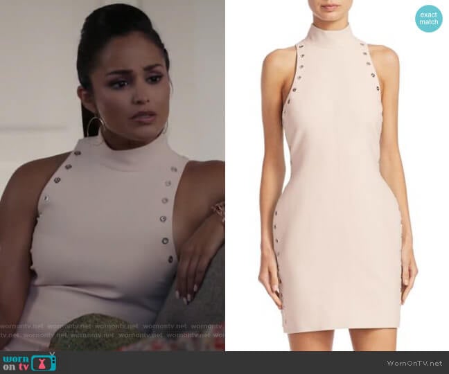 Ava Mini Dress by Cinq a Sept worn by Carolina (Feliz Ramirez) on Grand Hotel