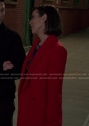 Diana's red coat on Younger