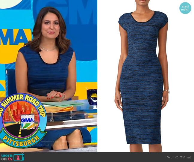 Scoop Neck Sweater Dress by Diane von Furstenberg worn by Cecilia Vega on Good Morning America