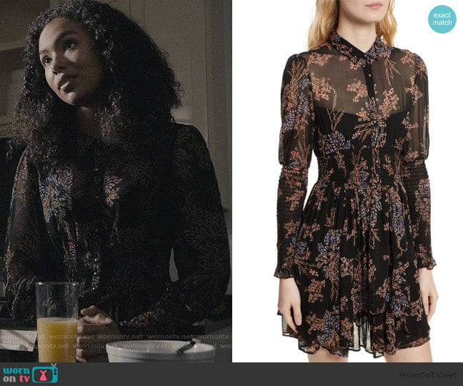 Fake Pretend Babydoll Dress by Free People worn by Olivia Reynolds (Jessica Sula) on Scream