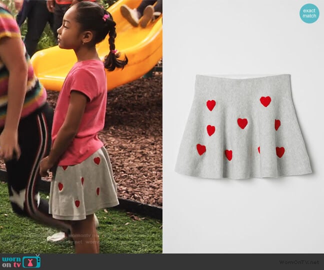 Fine-knit Skirt by H&M worn by Ami (Jordyn Raya James) on Family Reunion