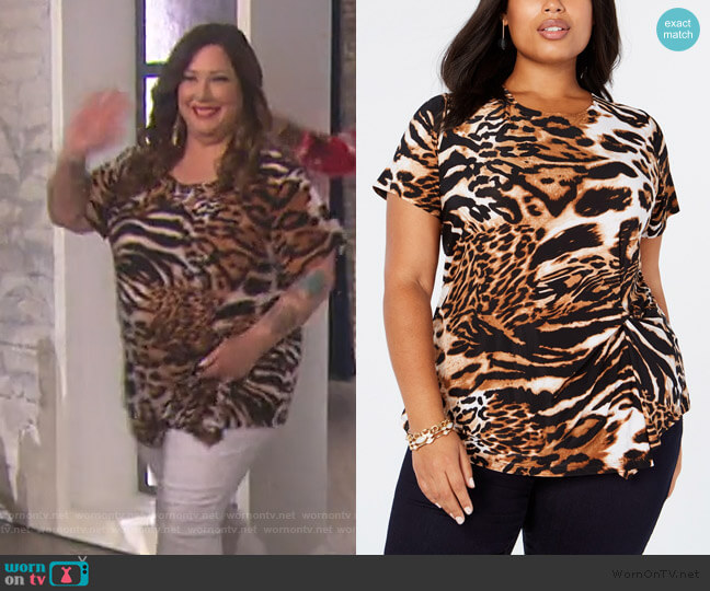 WornOnTV: Carnie Wilson’s animal print top on The Talk | Clothes and ...