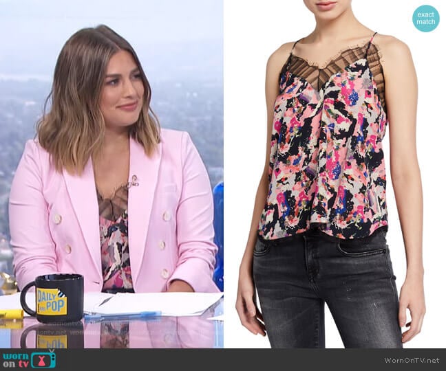 Berwyn Printed Cami by IRO worn by Carissa Loethen Culiner on E! News