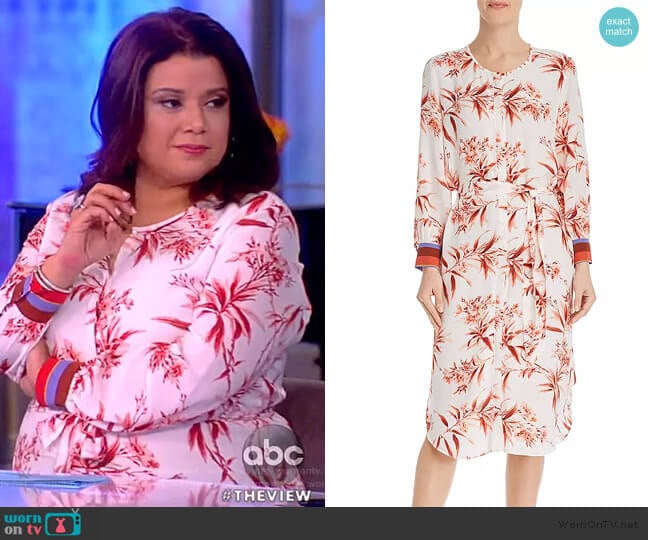 Jeanee Floral-Print Dress by Joie worn by Ana Navarro on The View