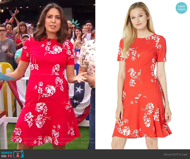 Baba Payson Floral Dress by LAUREN Ralph Lauren worn by Cecilia Vega on Good Morning America