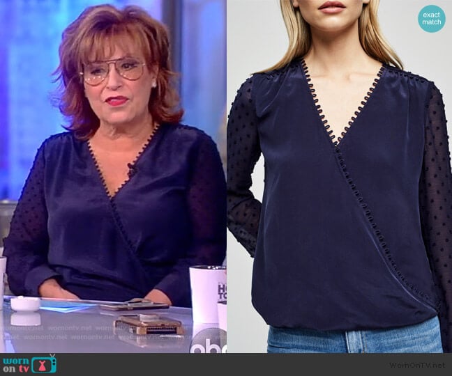 Perry Blouse by L'Agence worn by Joy Behar on The View