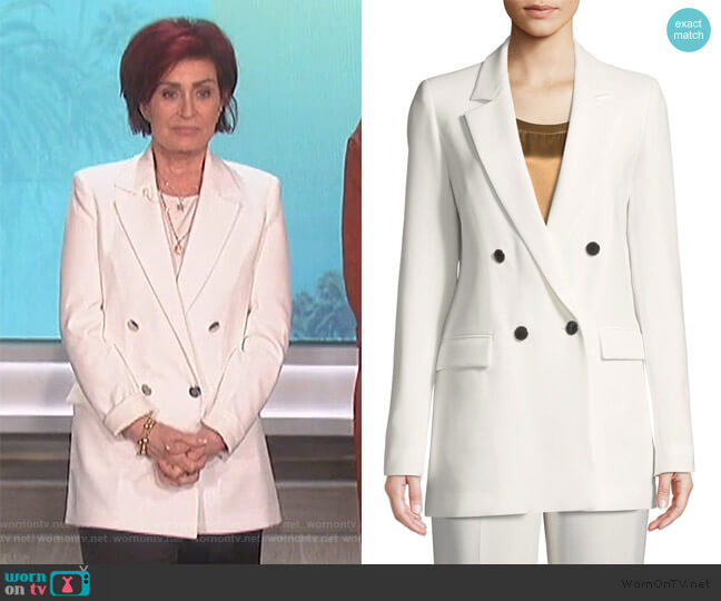 Britton Blazer by Lafayette 148 New York worn by Sharon Osbourne on The Talk