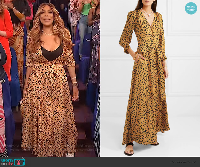 WornOnTV: Wendy’s leopard print maxi dress on The Wendy Williams Show ...