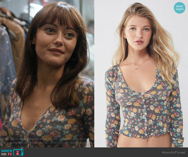 Out From Under Benny Long Sleeve Top worn by Tess (Ella Purnell) on Sweetbitter