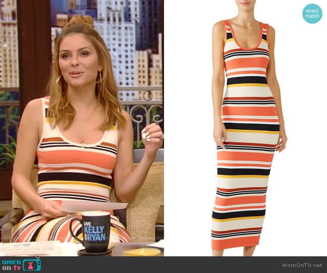 Latrice Dress by Ronny Kobo worn by Maria Menounos on Live with Kelly and Ryan