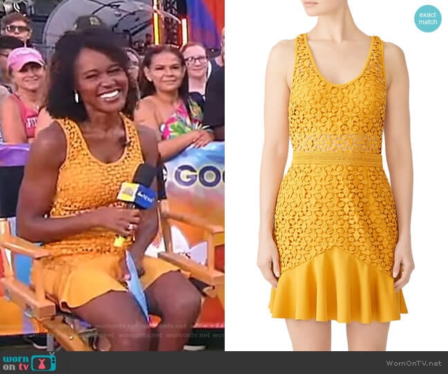 Solana Dress by Style Stalker worn by Janai Norman on Good Morning America