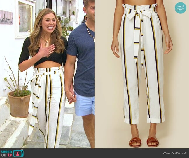 Lida Pant by Sancia worn by Hannah Brown on The Bachelorette