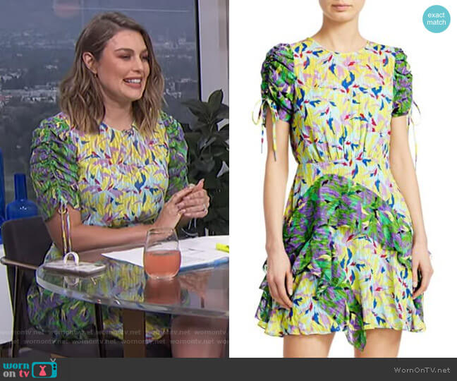 Corinne Dress by Tanya Taylor worn by Carissa Loethen Culiner on E! News