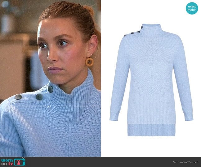 Veronica Beard Rama Sweater worn by Whitney Port (Whitney Port) on The Hills New Beginnings