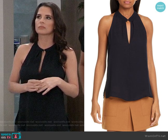 A.L.C. Moran Top worn by Sam McCall (Kelly Monaco) on General Hospital