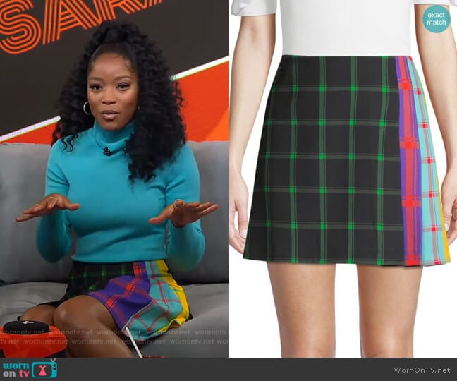 Semira Skirt by Alice + Olivia worn by Keke Palmer on Good Morning America