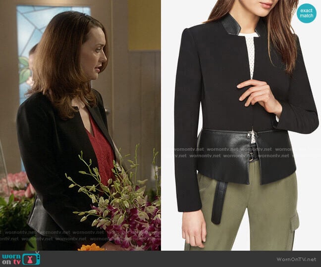 'Barrett' Jacket by Bcbgmaxazria worn by Abigail Pershing (Sarah Power) on Good Witch