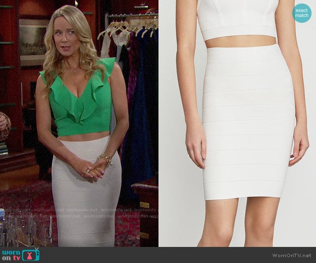 Bcbgmaxazria Alexa Skirt worn by Donna Logan (Jennifer Gareis) on The Bold and the Beautiful