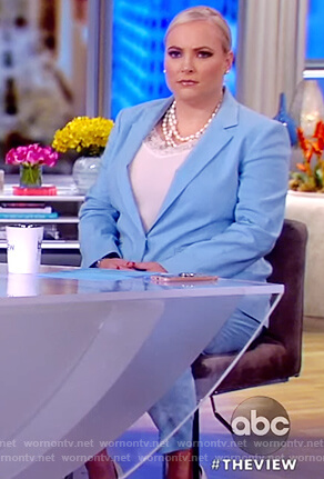 Meghan’s light blue suit on The View