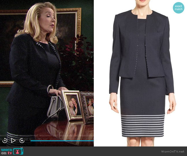 BOSS Dafila Dress worn by Nikki Reed Newman (Melody Thomas-Scott) on The Young and the Restless