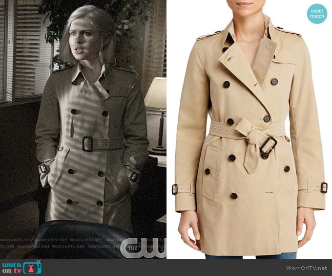 Burberry Kensington Trench worn by Liv Moore (Rose McIver) on iZombie