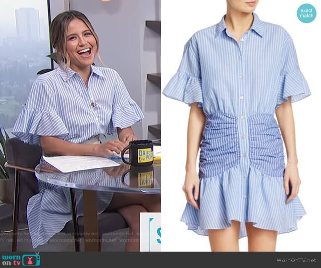 Asher Shirtdress by Cinq a Sept worn by Erin Lim on E! News