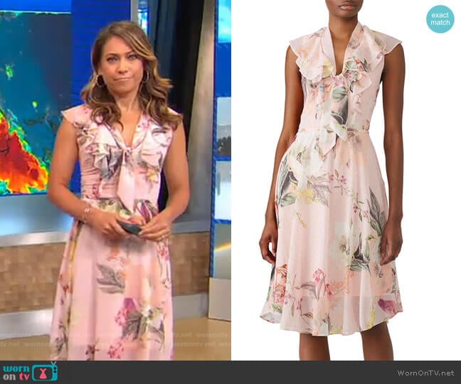 Facade Dress by Cooper Street worn by Ginger Zee on Good Morning America